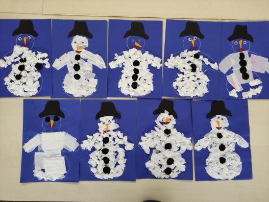 Schneemänner der Vor-/Unterstufe