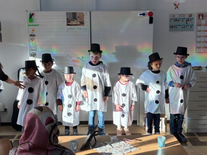 Winterzauber in der Vorstufe